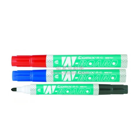 齐心 易擦白板笔 2.8mm Wb701