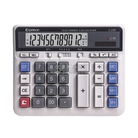 齐心(comix) 电脑按键桌面型计算器 大台机C-2135