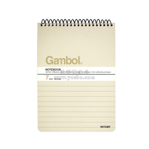 渡边 SA6506X 竖翻线圈本 螺旋装订本 A6/50页