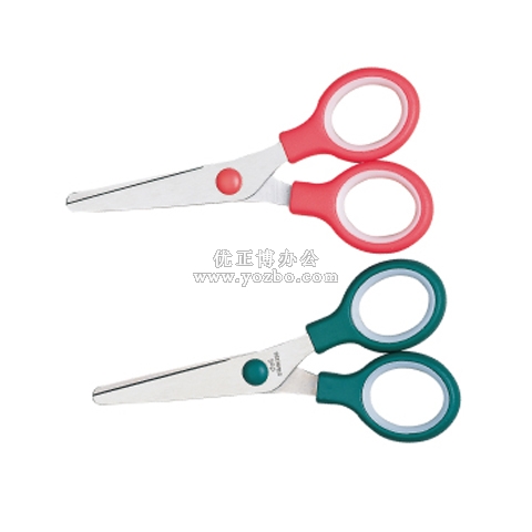 得力6007 圆头剪刀（安全手工剪） 规格132mm