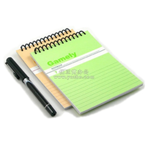 嘉顺达 线圈本 活页本144*105mm A6/60页 竖翻