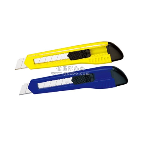 得力2003 美工刀 附带折刀器 0.5×18×100mm