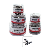 得力 筒装圆形铁票夹 规格19~64mm