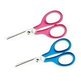 得力6025 小号学生剪刀 安全圆角设计 规格114mm 