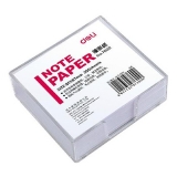 得力 7600便条纸 便签纸 87mm*91mm 带水晶盒