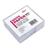 得力 7601便条纸 便签纸 96mm*107mm 带水晶盒