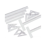 得力（DeLi）60cm有机丁字尺8410