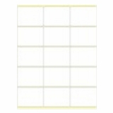 A4进口不干胶 电脑打印标签 哑面70*50.8mm 15小张/页