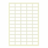 A4进口不干胶 电脑打印标签 哑面38*23mm 60小张/页