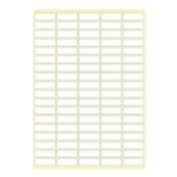 A4进口不干胶 电脑打印标签 哑面38*13mm 90小张/页