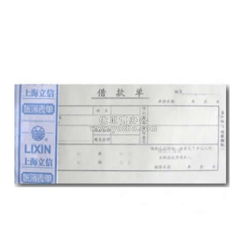 立信 借款单 35K/50页