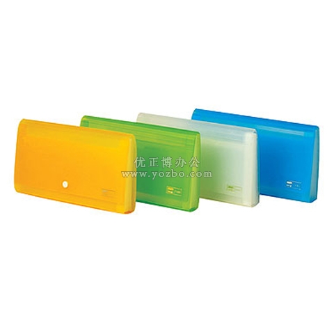 和兴盛 F4303 透明磨砂票据包 十二格 A5