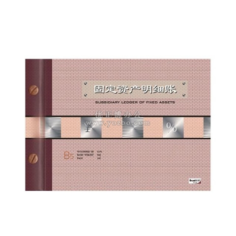 前通 固定资产明细帐 16K 100页