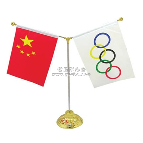 办公桌旗 签约旗 谈判旗座