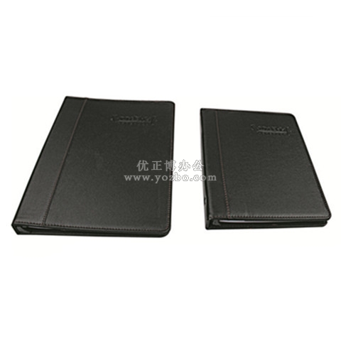 红缘 活页笔记本 21系列 黑色皮面 80页