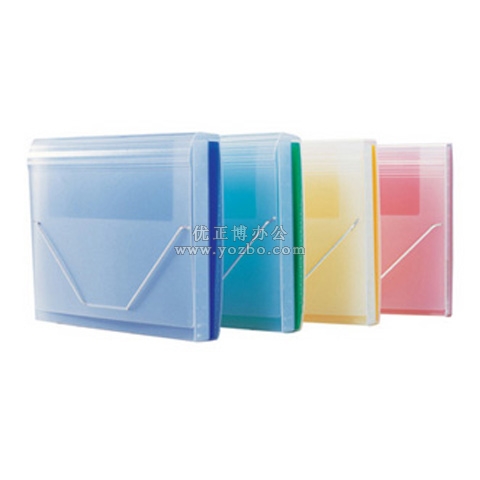 天顺 粘贴透明13层风琴包T4009 A4