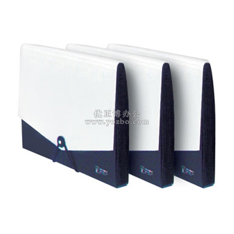 和兴盛 十二层银系双色松紧带风琴包F4302Y A4