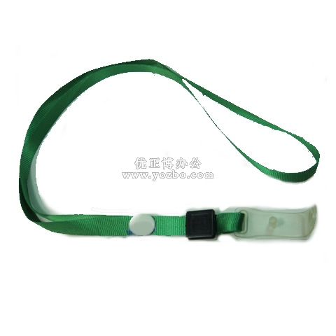 证件挂绳 1cm金丝绳塑胶直伸扣 证件卡吊绳