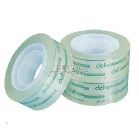 得力 透明胶 文具胶带 30079型 18mm*18米