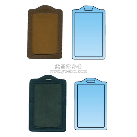 仿皮证件卡 110*72mm 厂牌套 工作证 胸卡 证件套
