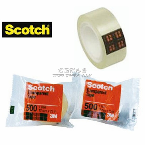 3M 思高经济型透明胶 500 3/4 (18mm*15m)