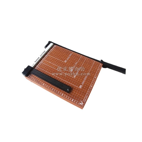 得力 8005木质切纸机 裁纸机 250x250mm