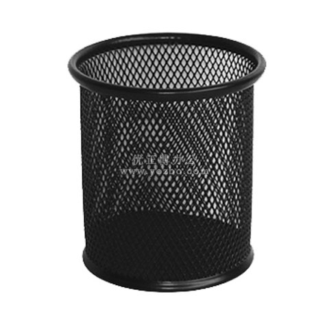 云峰9089网状圆形铁笔筒