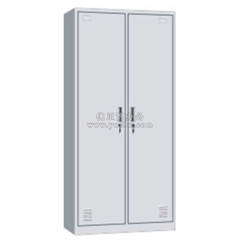 钢制更衣柜 LB-W-033二门更衣柜 带锁铁皮工衣柜