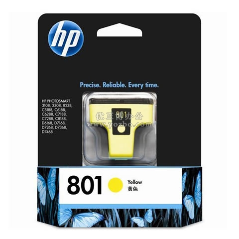 惠普 801号C8773ZZ 黄色墨盒
