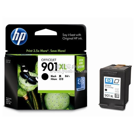 惠普 901XL号CC654AA 高容量黑色墨盒