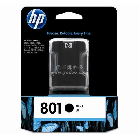 惠普 801号C8721ZZ 黑色墨盒