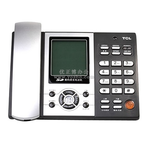 TCL HCD868(88)TSD SD卡 录音电话 (铁灰)