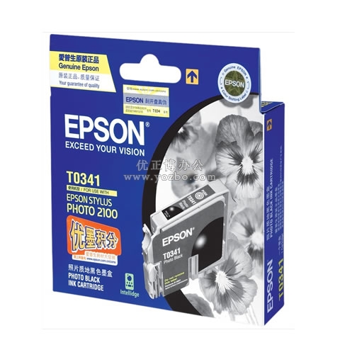 爱普生 T0341 黑色墨盒 C13T034180BD