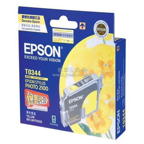 爱普生 T0344黄色墨盒 C13T034480BD