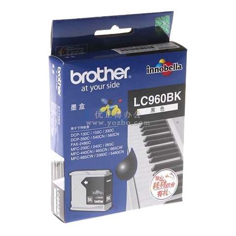 兄弟(brother) LC960BK 黑色墨盒