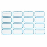 劲威 A4 不干胶标签 分类标签 63*33mm（4*4）