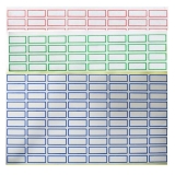 劲威 A4 不干胶标签 分类标签 32*15mm（8*10）