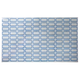劲威 A4 不干胶标签 分类标签 25*13mm（10*10）