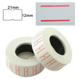 单排 800格白色打价纸 标价纸 打码纸 MX5500专用