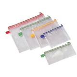 天顺 TS-603 PVC网状拉链票据袋