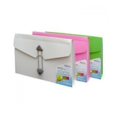 齐心 A1203 6格欢颜票据风琴包