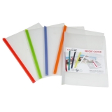 华杰 实色抽杆文件夹HQ310A（10C/14C/18C) A4