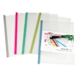 华杰 透明抽杆文件夹HQ310(14C/18C) A4