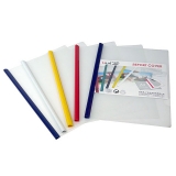 华杰 实色Q杆透明磨砂抽杆夹CL6002(32C) A4