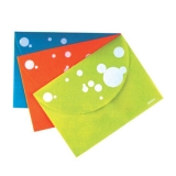 和兴盛 多彩圆盖钮扣文件袋X218 A4