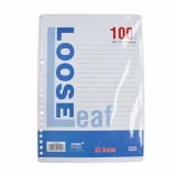 亚太 B5活页纸 26孔活页芯 100页