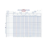 立信 固定资产明细帐 16K 100页