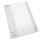 齐心 字母胶质分类索引纸(11孔，A-Z) IX900 A4