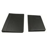 红缘 活页笔记本 21系列 黑色皮面 80页