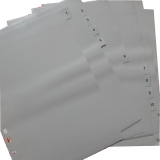 齐心 数字胶质分类索引纸(11孔，1-12) IX894 A4